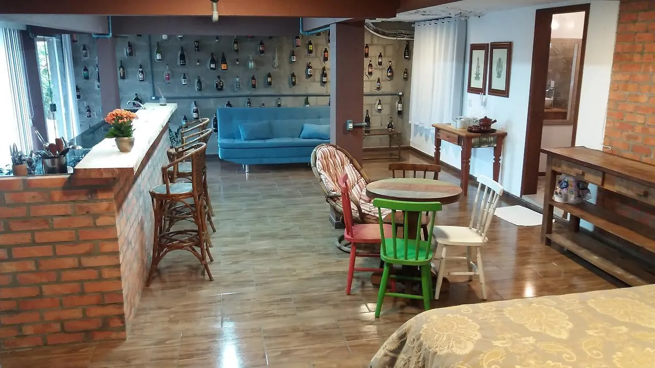 Проживание в семье Апартаменты Casa Marrom Do Chef Арарангуа Бразилия